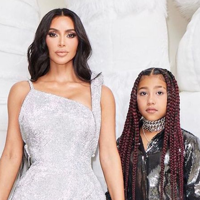 Kim Kardashian, North West, Chicago West, Saint West, Christmas 2022